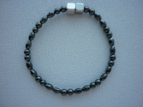 Black Single Strand Bracelet #1007