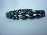 Black Double Strand Bracelet #1301